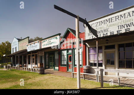 USA, Kansas, Dodge City, Boot Hill Museum, extérieur Banque D'Images