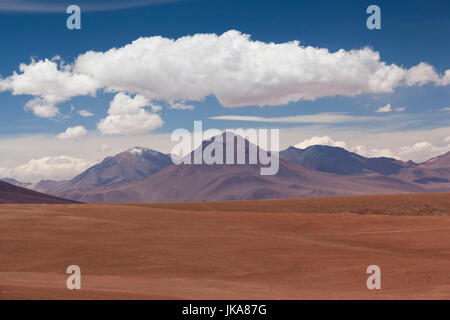 Chili, Désert d'Atacama, désert paysage par le Paso Jama Banque D'Images