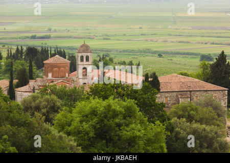 L'Albanie, Fier, ruines de la ville grecque d'Apollonie, 6e siècle avant J.-C., musée du monastère byzantin et l'extérieur, Banque D'Images