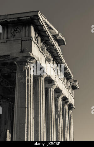 La Grèce, Grèce Centrale Région, Athènes, l'ancienne Agora, Temple d'Héphaïstos Banque D'Images