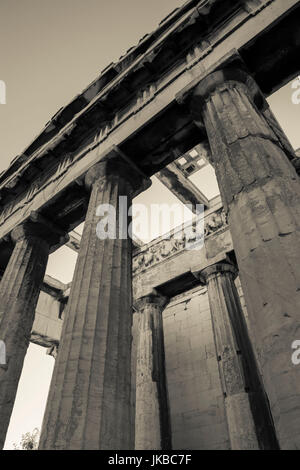 La Grèce, Grèce Centrale Région, Athènes, l'ancienne Agora, Temple d'Héphaïstos Banque D'Images