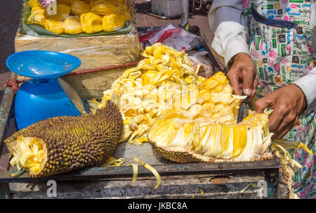 Préparer le jaque à vendre à CHinatown, Bangkok, Thaïlande Banque D'Images