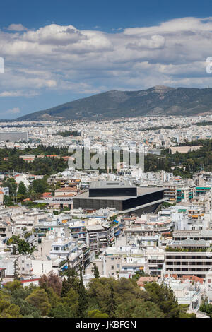 La Grèce, Grèce Centrale Région, Athènes, portrait du nouveau Musée de l'acropole de Filopappos Hill Banque D'Images