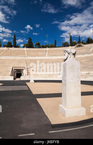 La Grèce, Grèce Centrale Région, Athènes, le Stade Panathénaïque, accueil des premiers Jeux Olympiques modernes en 1896 Banque D'Images