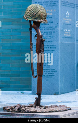 USA (New Jersey), Trenton, la seconde guerre mondiale Veteran's Memorial Banque D'Images