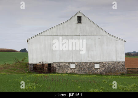 USA, Ohio, Pennsylvania Dutch Country, Paradise, grange Banque D'Images