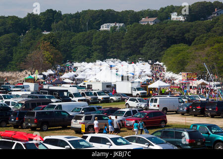 USA, Massachusetts, Gloucester, Antique car show Banque D'Images