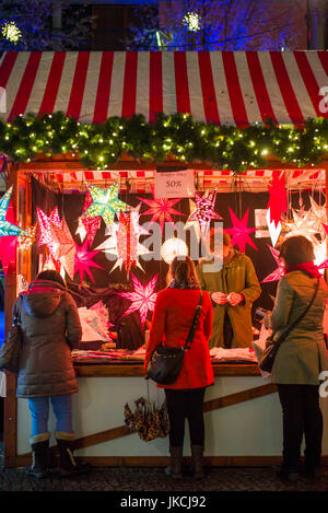 Allemagne, Berlin, Mitte, Potsdamer Platz, Marché de Noël Banque D'Images