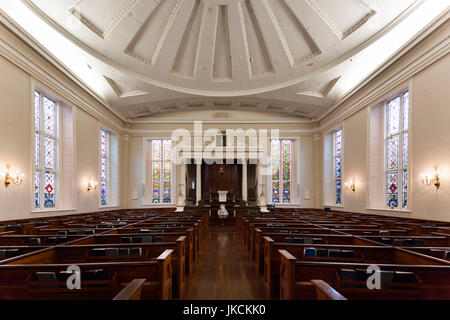 USA, Caroline du Sud, Charleston, Synagogue Kahal Kadosh Beth Elohim, plus ancienne synagogue utilisés aux Etats Unis, de l'intérieur Banque D'Images