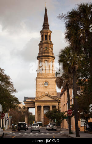 USA, Caroline du Sud, Charleston, St Philip's Episcopal Church Banque D'Images