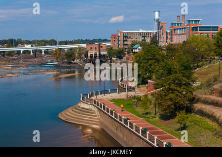 USA, Ohio, Columbus, Riverfront et Chattahoochee River Banque D'Images