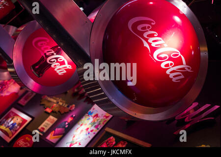 USA, Atlanta, Georgie, Coca Cola World, musée de Coca Cola, de l'intérieur Banque D'Images