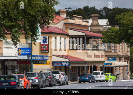 L'Australie, l'Australie, Barossa Valley, Angaston, vue sur la ville Banque D'Images