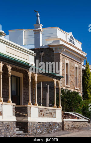 L'Australie, l'Australie du Sud, Burra, ancienne ville minière de cuivre, de l'hôtel de ville Banque D'Images