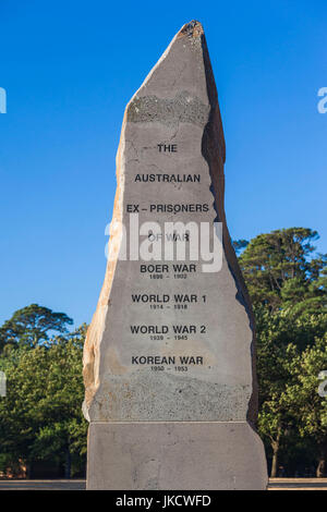 L'Australie, Victoria, Victoria, Ballarat, Ex-Prisoner de War Memorial Banque D'Images