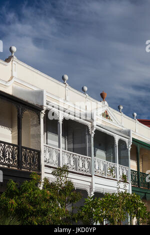 L'Australie, Australie occidentale, Perth-Subiaco, maisons en rangées le long de la rue Catherine Banque D'Images