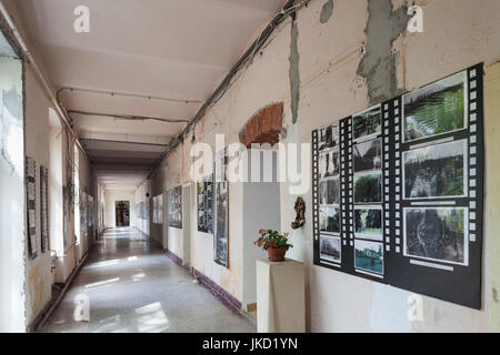 Roumanie, région du Banat, Timisoara, exposition permanente de la révolution de 1989, des expositions d'intérieur Banque D'Images