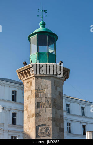 La Roumanie, la côte de la mer Noire, Constanta, Phare Genovese Banque D'Images