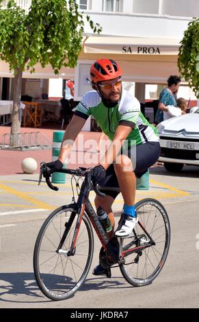 Circonscription cycliste bottecchia reparto corse vélo de route fornells Minorque Minorque Banque D'Images