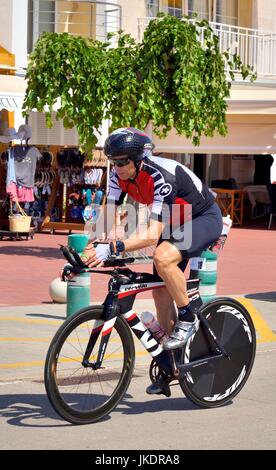 Circonscription cycliste cervelo vélo route zipp fornells Minorque Minorque Banque D'Images