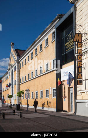 La Roumanie, la Région de Maramures, Sighetu Marmatei, mémorial aux victimes du communisme et de la résistance, installé dans l'ancienne prison politique, extérieur Banque D'Images