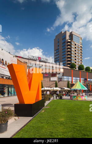 Roumanie, région de Moldova, Iasi, Palas Mall par le Palais de la Culture Banque D'Images