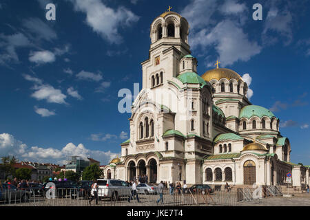 Bulgarie, Sofia, Ploshtad Square Alexandre Nevski, Aleksander Nevski Church Banque D'Images