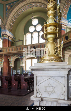 Bulgarie, Sofia, Sofia synagogue, construite 1909, deuxième plus grande synagogue sépharade de l'Europe, de l'intérieur Banque D'Images