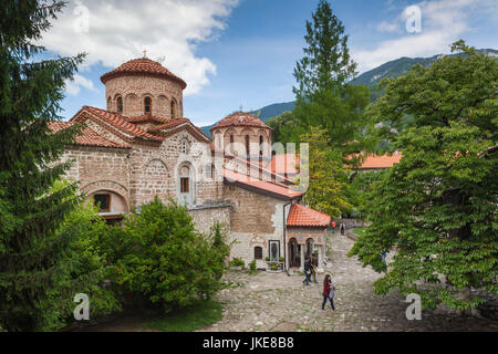 La Bulgarie, le Sud de montagnes, Bachkovo, Bachkovo Monastery, le deuxième plus grand monastère de Bulgarie, extertior Banque D'Images