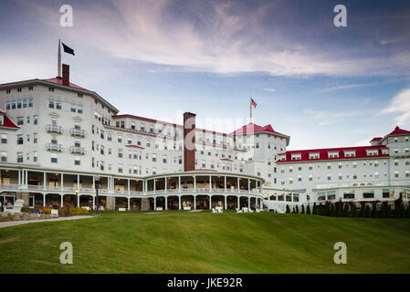 USA, New Hampshire, Montagnes Blanches, Bretton Woods, l'hôtel Mount Washington, extérieur Banque D'Images