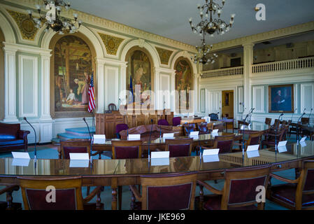 USA, New Hampshire, Concord, New Hampshire State House, stet sénat, de l'intérieur Banque D'Images