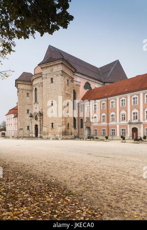 Allemagne, Bade-Wurtemberg, l'abbaye de Wiblingen, Kloster Wiblingen, monastère du 18ème siècle, extérieur Banque D'Images