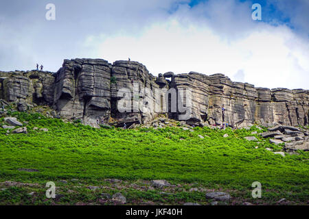 Stanage Edge, parc national de Peak District, Derbyshire Banque D'Images