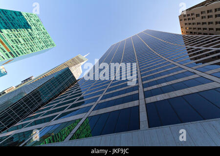 Gratte-ciel à New York City, USA. Banque D'Images