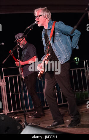 Baveno Italie. Le 21 juillet 2017. Le groupe américain DELTA MOON effectue sur scène à la Villa Fedora Park pendant les 'Ameno Blues Festival' Credit : Rodolfo Sassano/Alamy Live News Banque D'Images