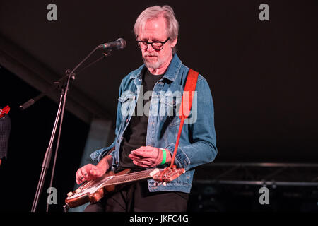 Baveno Italie. Le 21 juillet 2017. Le groupe américain DELTA MOON effectue sur scène à la Villa Fedora Park pendant les 'Ameno Blues Festival' Credit : Rodolfo Sassano/Alamy Live News Banque D'Images