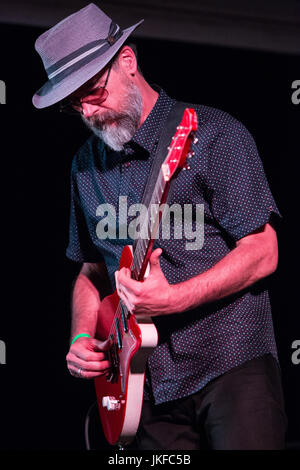 Baveno Italie. Le 21 juillet 2017. Le groupe américain DELTA MOON effectue sur scène à la Villa Fedora Park pendant les 'Ameno Blues Festival' Credit : Rodolfo Sassano/Alamy Live News Banque D'Images