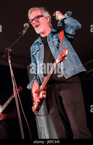 Baveno Italie. Le 21 juillet 2017. Le groupe américain DELTA MOON effectue sur scène à la Villa Fedora Park pendant les 'Ameno Blues Festival' Credit : Rodolfo Sassano/Alamy Live News Banque D'Images