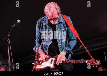 Baveno Italie. Le 21 juillet 2017. L'American American band DELTA MOON effectue sur scène à la Villa Fedora Park pendant les 'Ameno Blues Festival' Credit : Rodolfo Sassano/Alamy Live News Banque D'Images