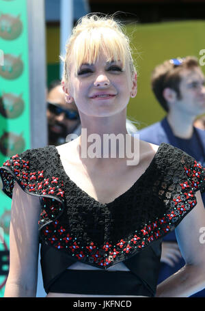 Westwood, USA. 23 juillet, 2017. 23 juillet 2017 - Westwood, Californie - Anna Faris. ''L'Emoji'' Première mondiale tenue au Regency Village Theatre. Crédit photo : F. Sadou/AdMedia Crédit : F. Sadou/AdMedia/ZUMA/Alamy Fil Live News Banque D'Images