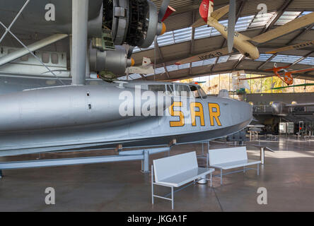 Germany, Bavaria, Munich - Oberschleißheim, Deutsches Museum Collection Aviation, établi au sein de l'ancien aérodrome de l'OTAN, Dornier DO-24 flying boat des années 1930-era Banque D'Images