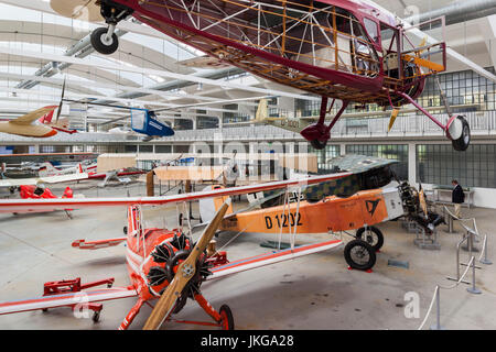 Germany, Bavaria, Munich - Oberschleißheim, Deutsches Museum Collection Aviation, établi au sein de l'ancien terrain d'aviation de l'OTAN, début galerie Banque D'Images