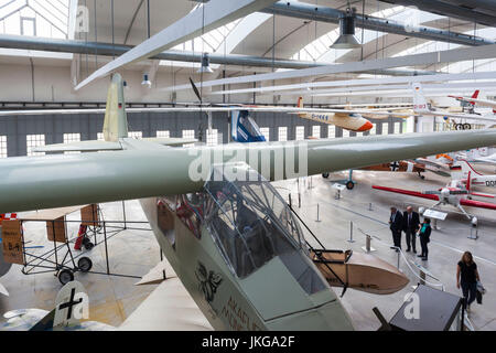 Germany, Bavaria, Munich - Oberschleißheim, Deutsches Museum Collection Aviation, établi au sein de l'ancien aérodrome de l'OTAN, les planeurs Banque D'Images