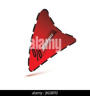 Vente Super bannière. Vente et promotions. Vector illustration. Template design bannière vente Illustration de Vecteur