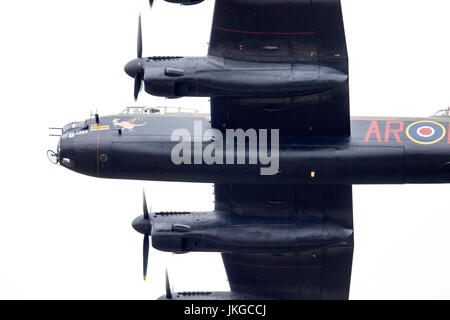 Avro Lancaster PA474 utilisés par la Royal Air Force Battle of Britain Memorial Flight à RIAT 2017 Banque D'Images