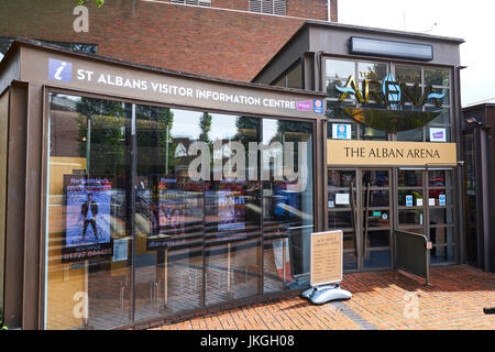 L'Alban Arena, civique, près de St Albans, Hertfordshire, Royaume-Uni Banque D'Images