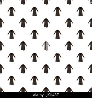 Modèle de manteau d'hiver marron Illustration de Vecteur