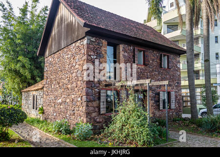 Musée Casa de Pedra - Maison en pierre du 19ème siècle - Caxias do Sul, Rio Grande do Sul Banque D'Images