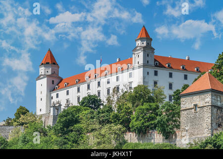 Die Burg Bratislava se trouve à Bratislava, der Hauptstadt der Slowakei dans Europa | Le château de Bratislava est situé à Bratislava, la capitale de sl Banque D'Images