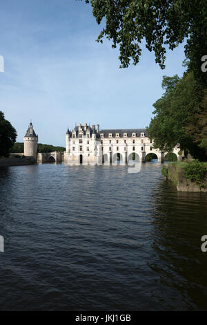 Château et jardin de Chenonceau, Loire, France Banque D'Images